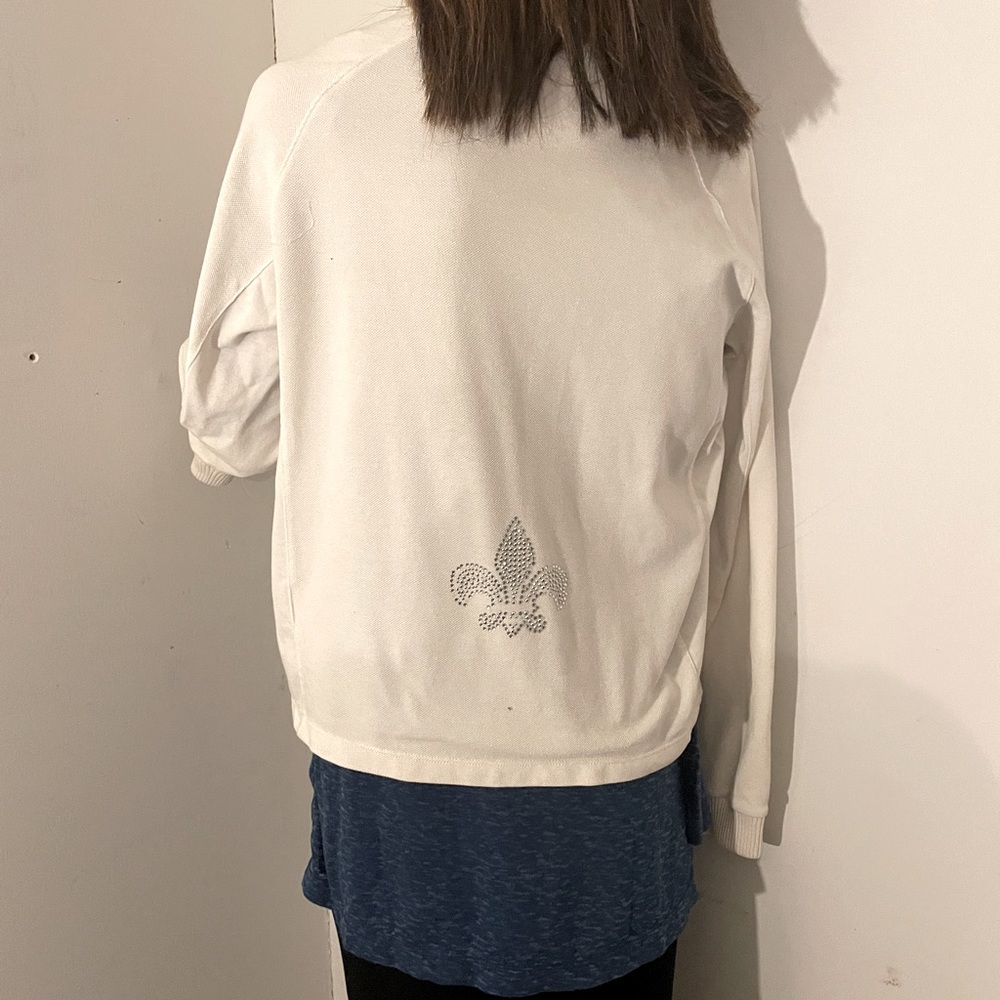 White Nike tennis jacket